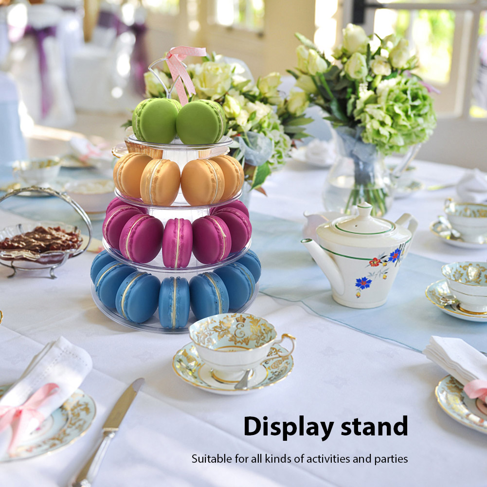 Cupcake Stand Tier - 4/6단 마카롱 디스플레이 스탠드 홀더 마카롱