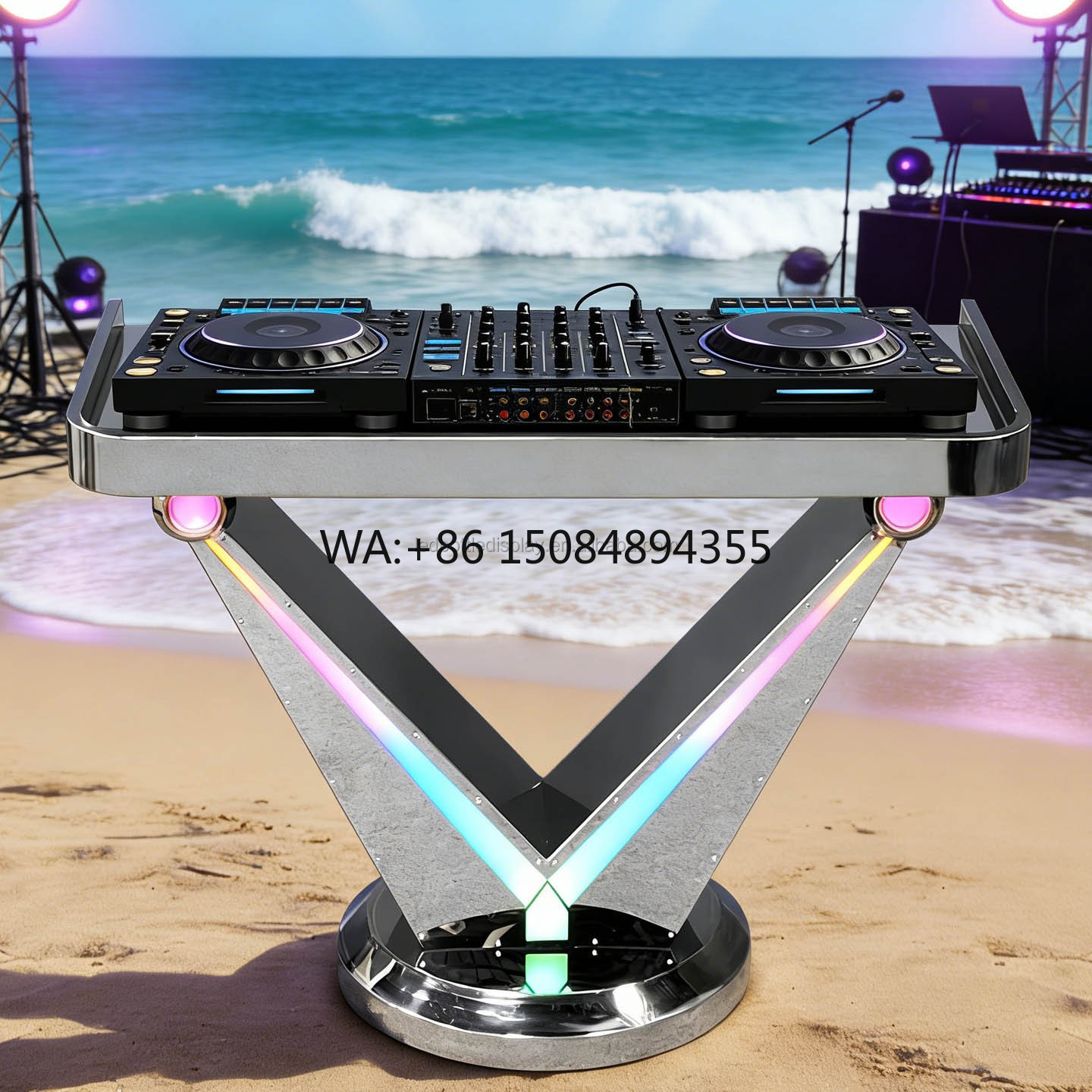 Event Party Dj - LiqVis 모바일 현대식 고급 DJ 부스