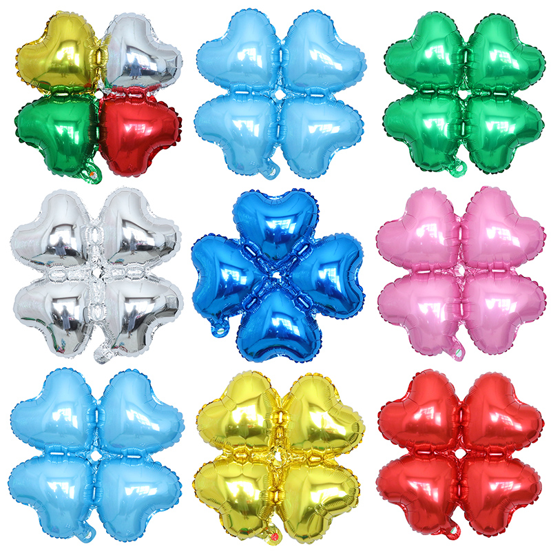 Balloon Arch Kit - 10pcs 18inch 4 꽃잎 꽃 알루미늄
