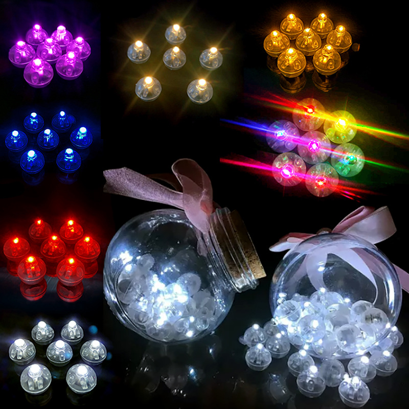 Led Balloon Light - 10Pcs 미니 LED 풍선 빛 다채로운
