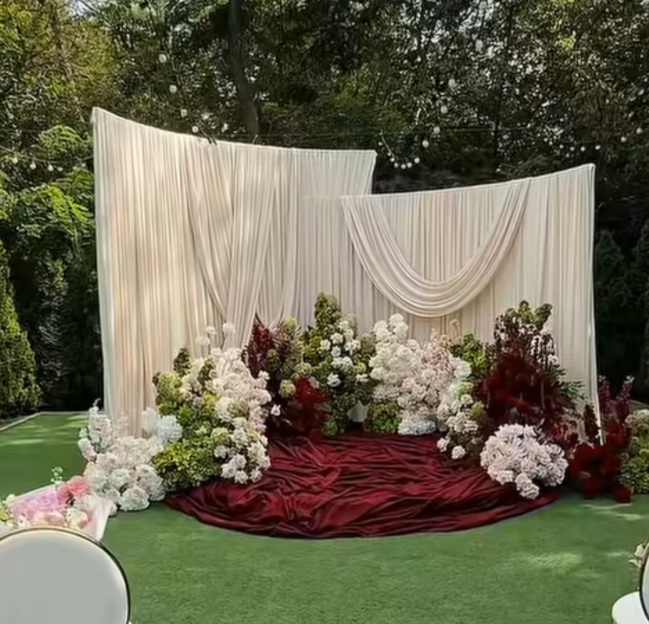 Party Event Supplier - 웨딩 공급업체 PVC 창 모양 흰색