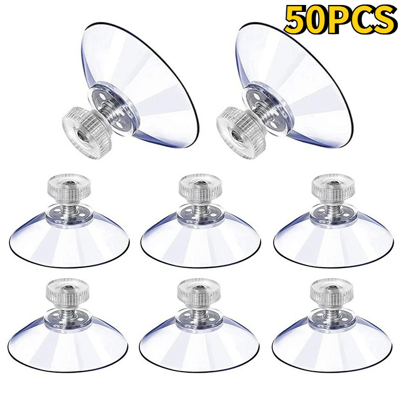 Plastic Cup 50Pcs - 5/50pcs 25/32/41mm 나사가 있는 둥근 강력