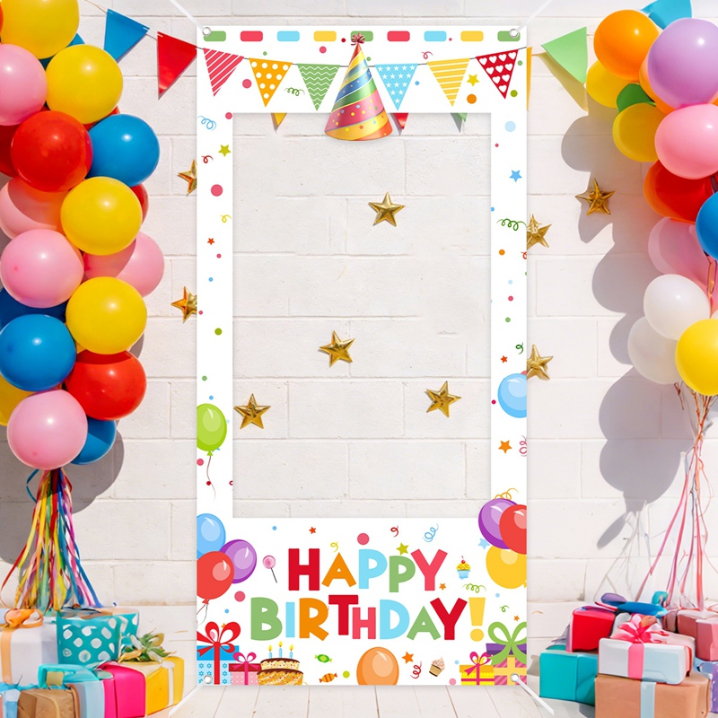 생일 파티 포토 부스 프레임 생일 축하 사진 프레임 배 - Photo Booth Frame 리뷰 및 가격