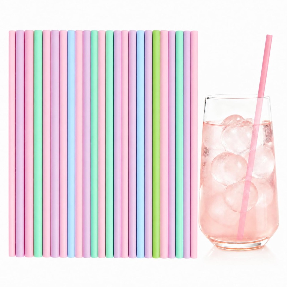 25/50/100PCS 일회용 종이 빨대 생일 파티 결 - Paper Straw Color 리뷰 및 가격