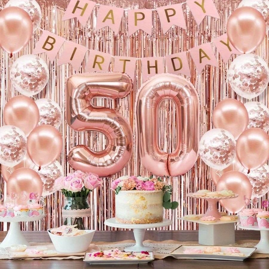 58개/세트 40인치 숫자 포일 풍선 파티 배경 레인  - Party Banner Gold 리뷰 및 가격