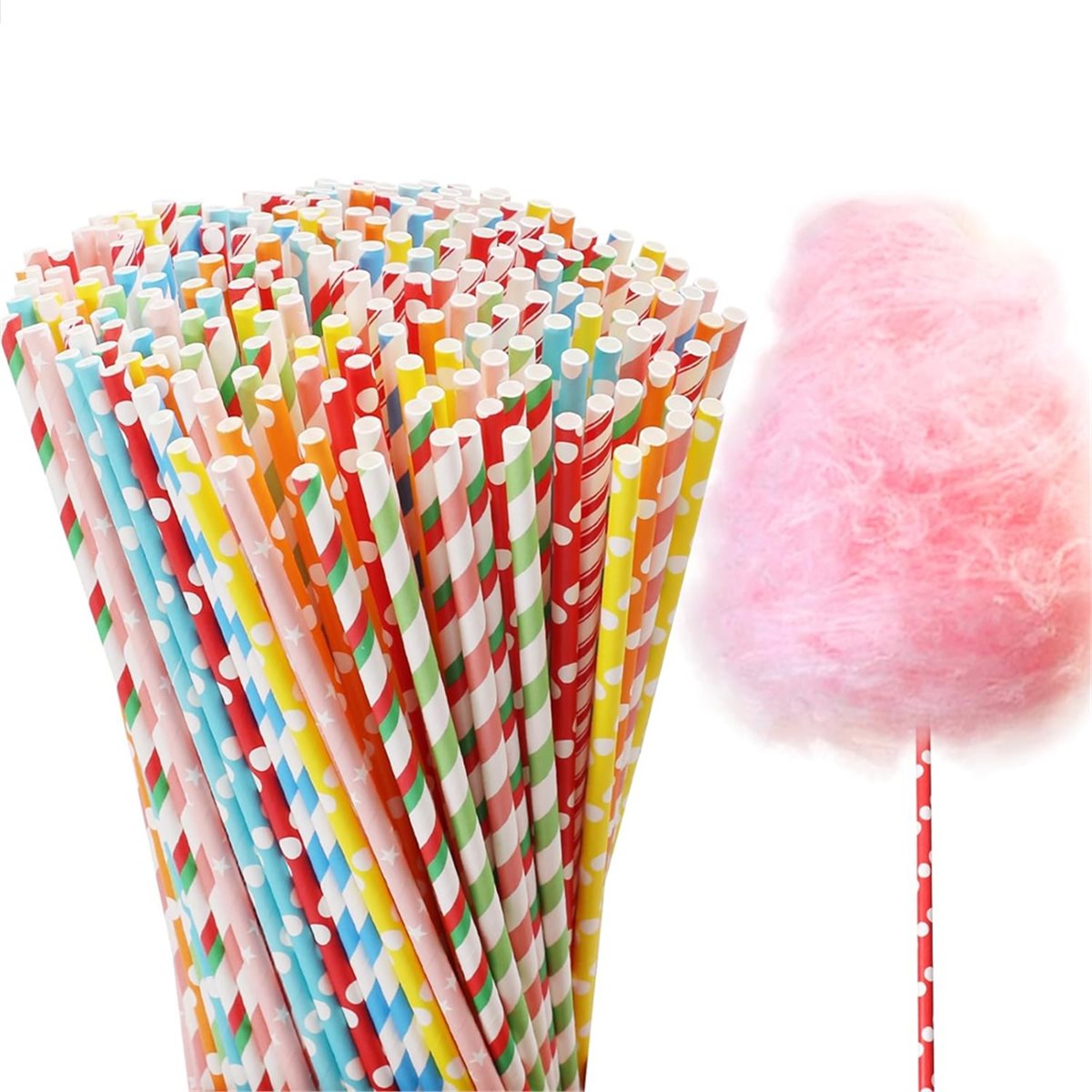 ABZT 200개입 솜사탕 콘, 솜사탕 스틱 11.8인 - Cotton Candy Cone 리뷰 및 가격