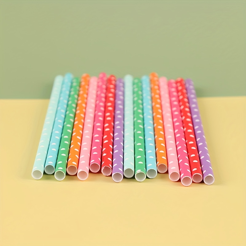 바, 생일, 결혼식 및 파티에 적합한 다채로운 일회용  - Paper Straw Color 리뷰 및 가격