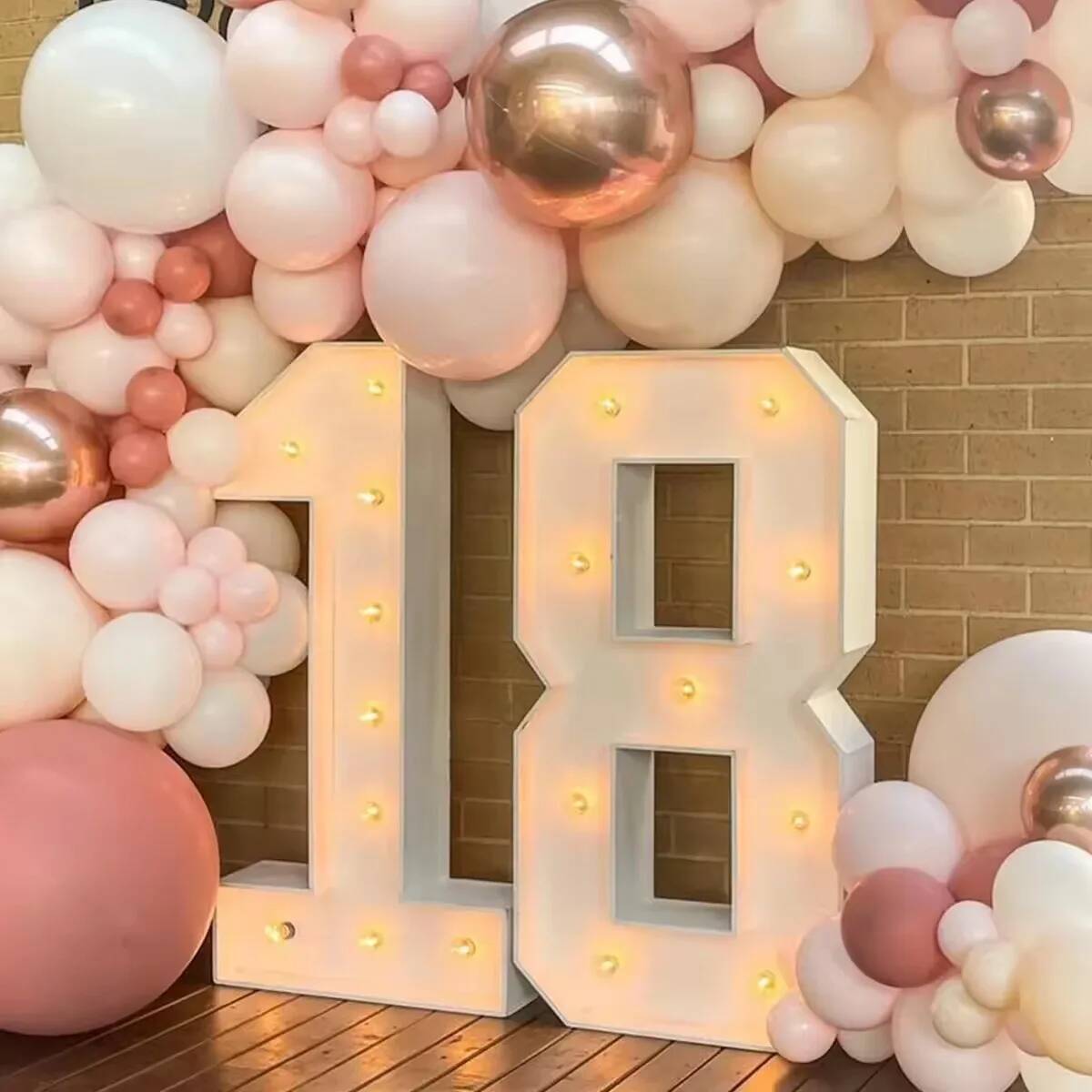거대 숫자 LED 조명, 어린이 생일 파티, 결혼 기념 - Led Balloon Light 리뷰 및 가격