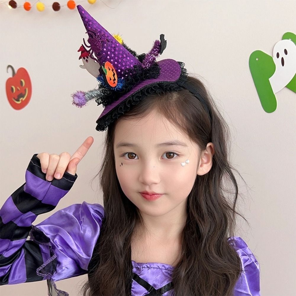 스파이더 할로윈 마녀 모자 머리띠 유령 호박 할로윈 파 - Party Hat Cone 리뷰 및 가격