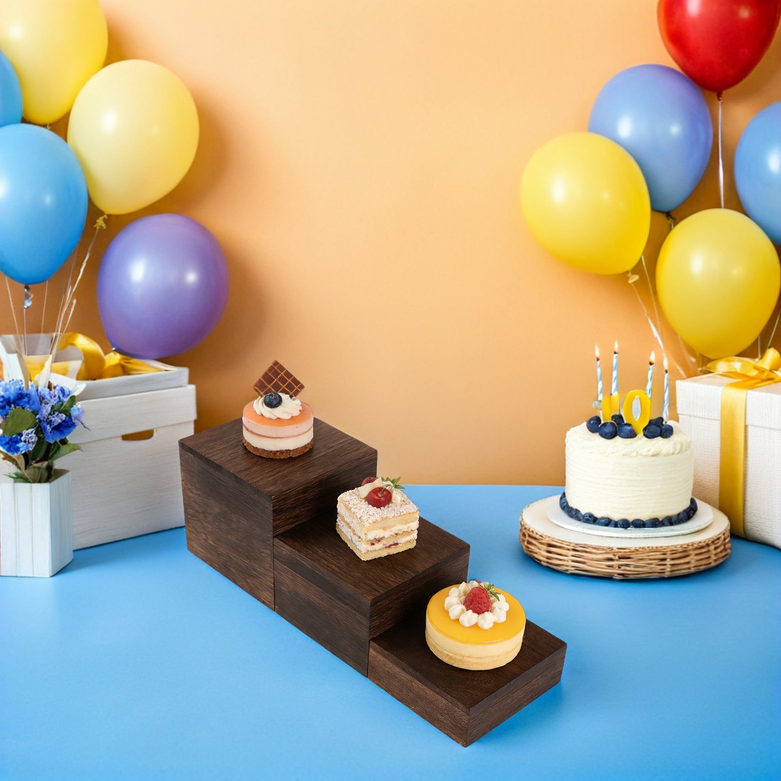 3단 나무 케이크 스탠드, 웨딩 파티 컵케이크 디저트  - Cupcake Stand Tier 리뷰 및 가격