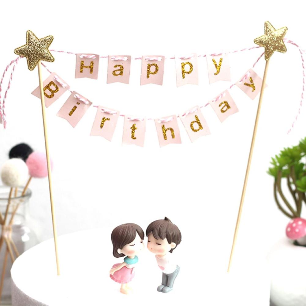 생일 케이크 깃발 DIY 골드 스타 사냥 배너, 어린이 - Party Banner Gold 리뷰 및 가격