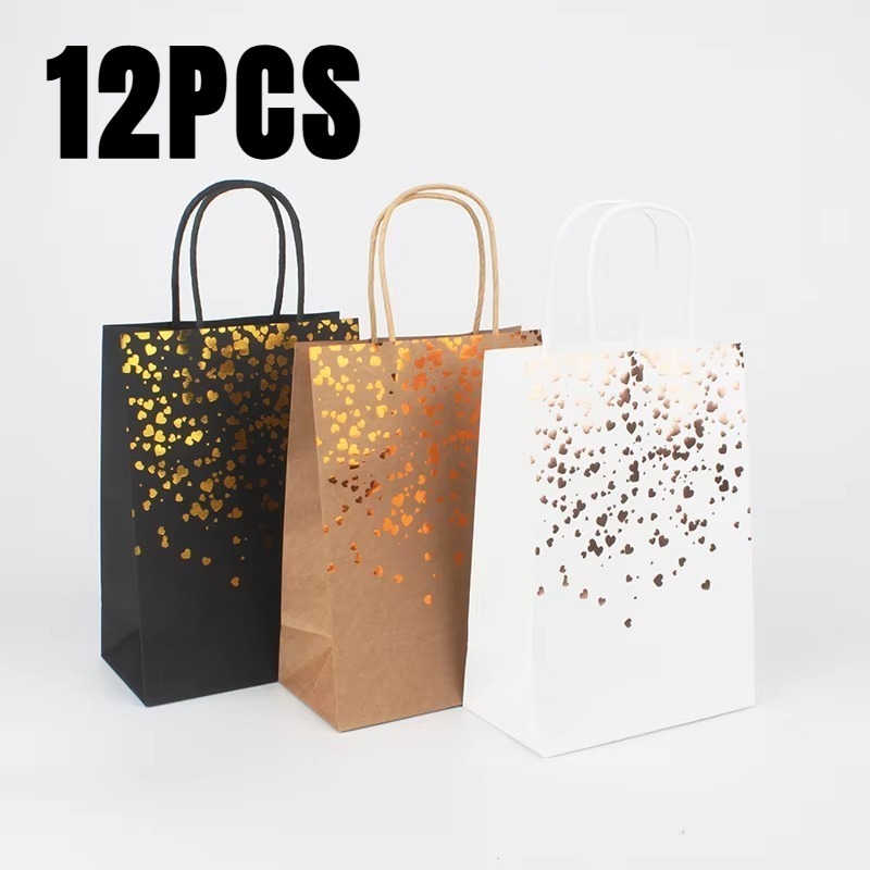 12PCS 블랙 브라운 화이트 브론 징 크래프트 종이  - Event Party Shop 리뷰 및 가격