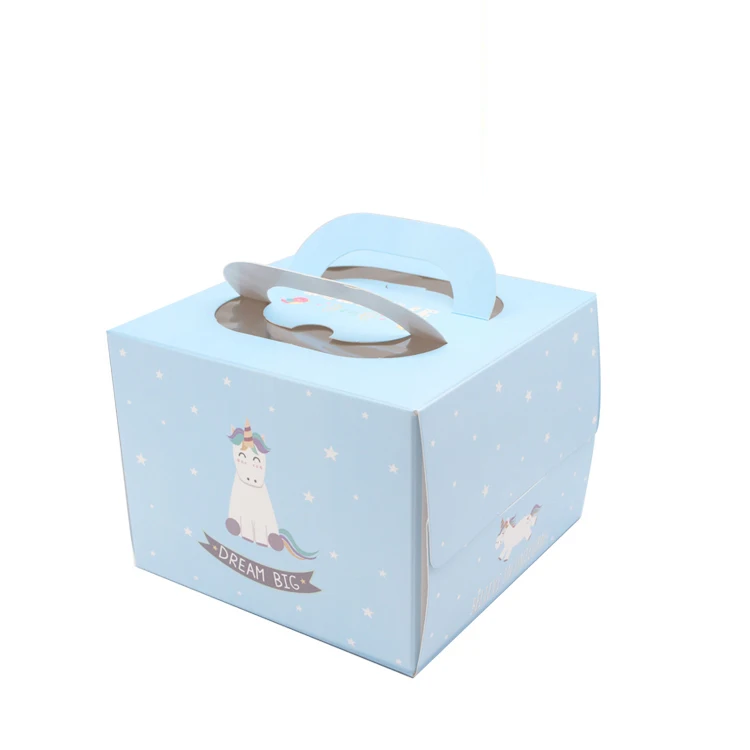 8인치 케이크 상자 5개 (창문 손잡이 포함) 크라프트 - Party Event Supplier 리뷰 및 가격