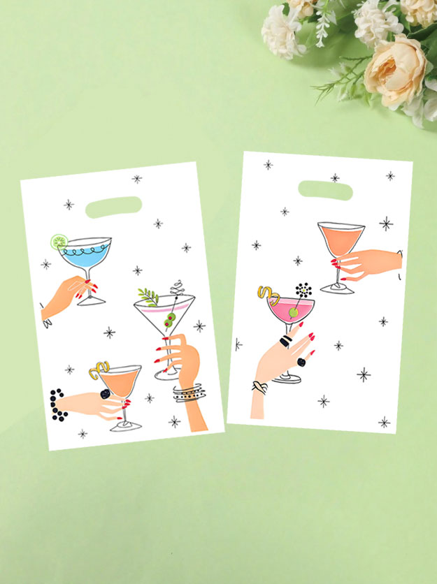 20개/40개입 파티 선물 가방, 와인잔을 든 사람의  - Party Event Supply Store 리뷰 및 가격