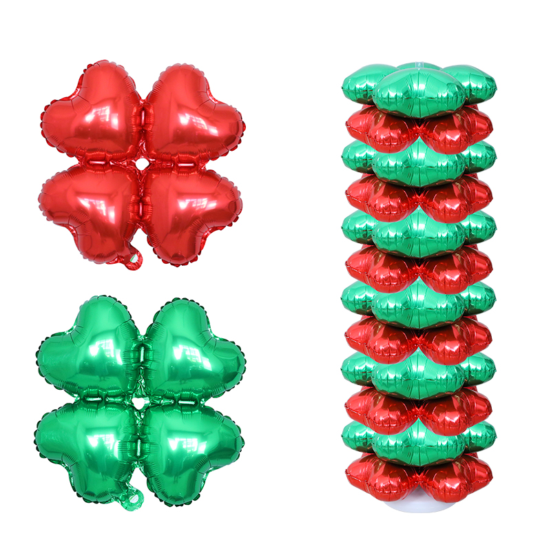 10pcs 18inch 4 꽃잎 꽃 알루미늄 호일 풍선 - Balloon Arch Kit 리뷰 및 가격