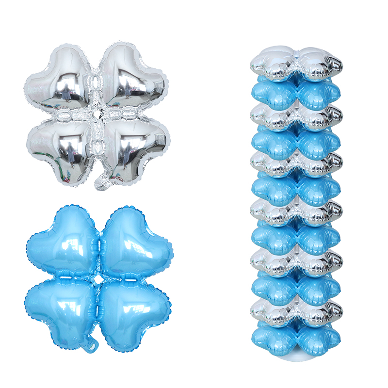 10pcs 18inch 4 꽃잎 꽃 알루미늄 호일 풍선 - Balloon Arch Kit 리뷰 및 가격