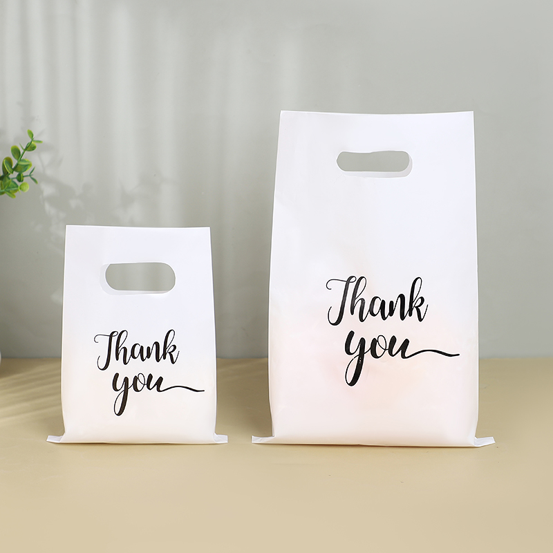 30pcs 감사합니다 플라스틱 핸드백 재사용 가능한 쇼 - Event Party Shop 리뷰 및 가격