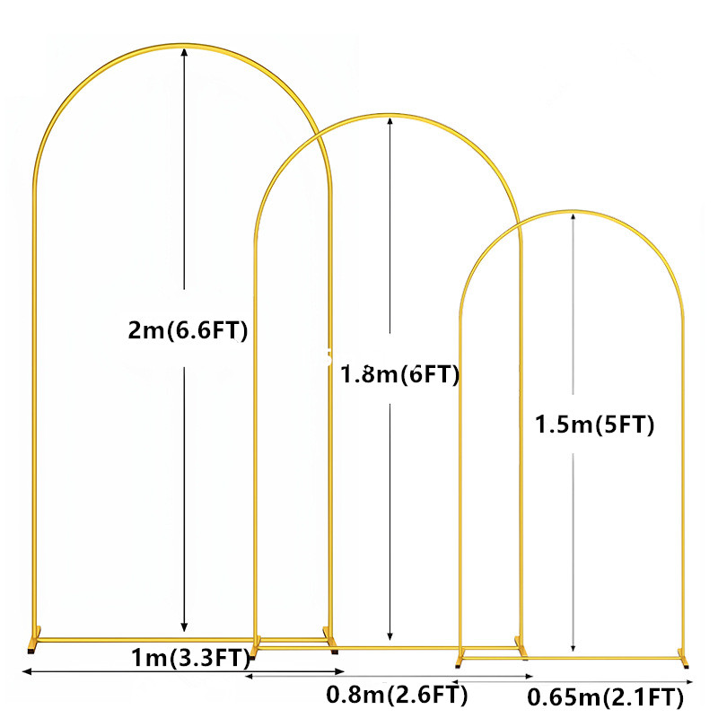 1개 골드 메탈 아치 백드롭 스탠드 아치 프레임 풍선  - Balloon Arch Kit 리뷰 및 가격