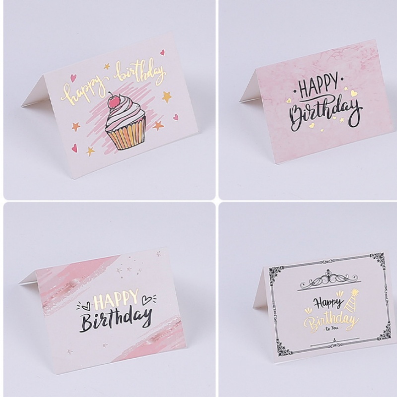 100개 골든 스탬핑 생일 축하 접이식 카드, 꽃집,  - Party Event Supplier 리뷰 및 가격