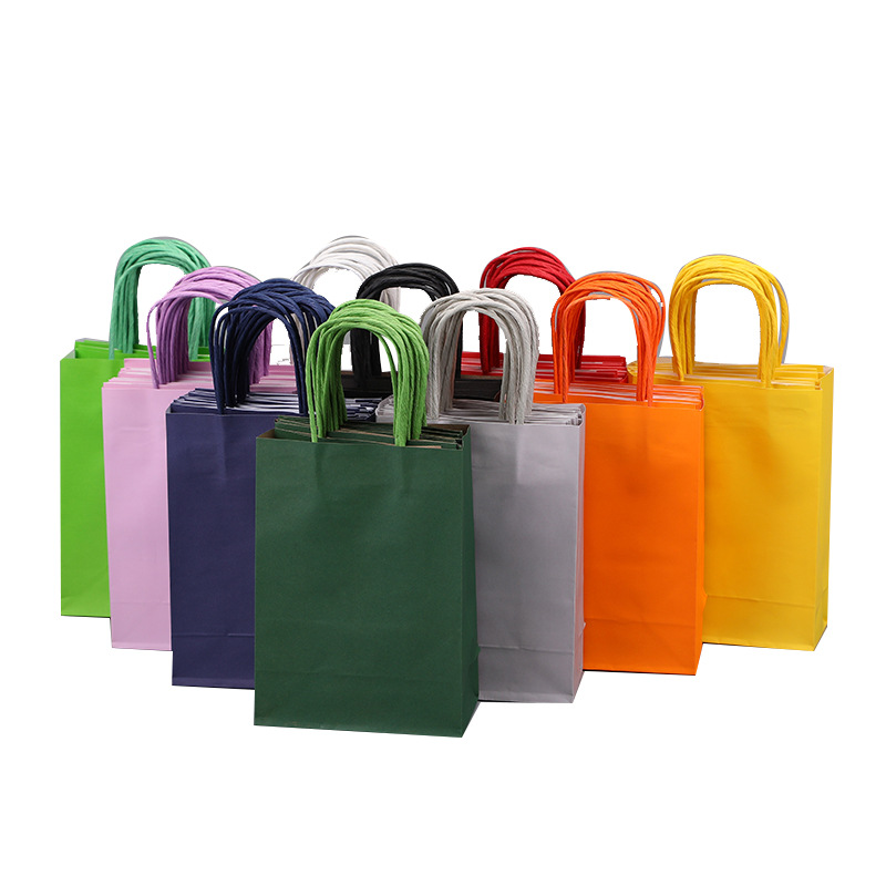 캔디 다채로운 쇼핑 가방 10PCS 크래프트 종이 선물 - Event Party Shop 리뷰 및 가격