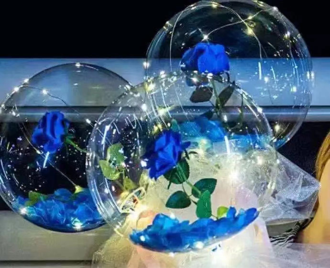 LED 발광 풍선 장미 부케 조명, 투명 풍선 꽃, 웨 - Led Balloon Light 리뷰 및 가격