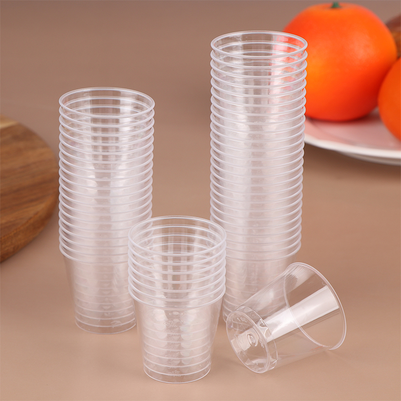 50개입 30ML 일회용 미니 투명 플라스틱 컵 야외  - Plastic Cup 50Pcs 리뷰 및 가격