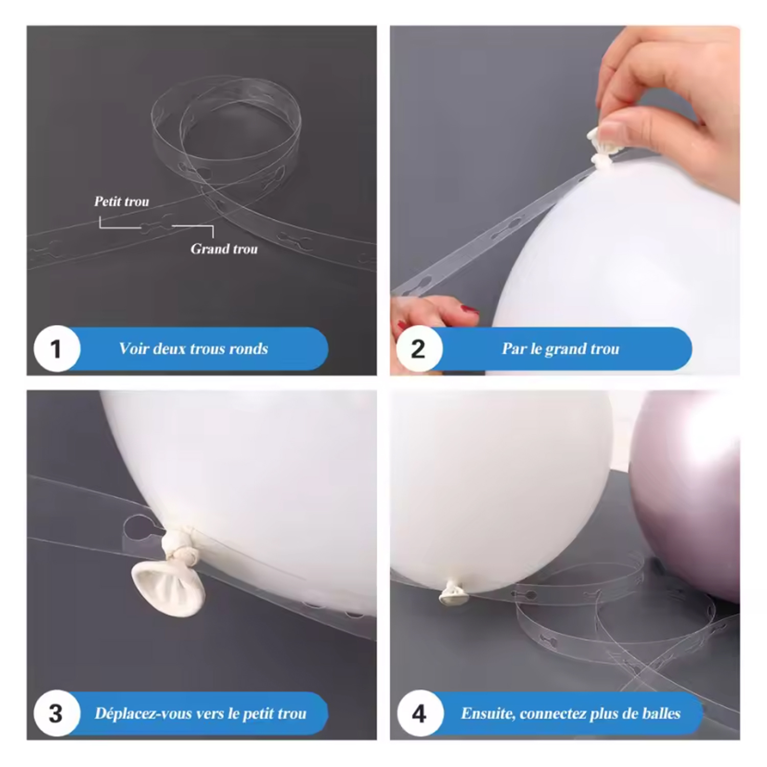 104개의 파란색과 흰색 풍선 아치 키트, 결혼식, 생 - Balloon Arch Kit 리뷰 및 가격