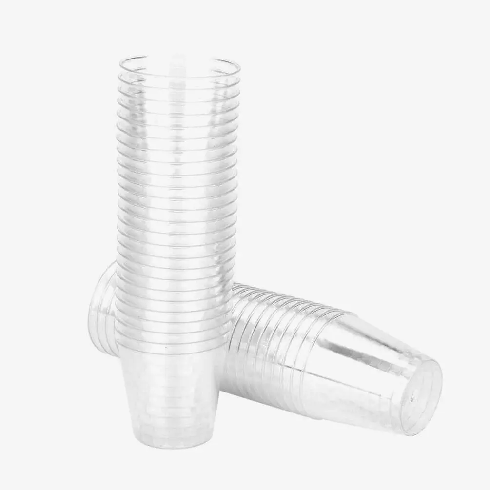 35ml 50 X 투명 플라스틱 젤리 컵 일회용 샷 텀 - Plastic Cup 50Pcs 리뷰 및 가격