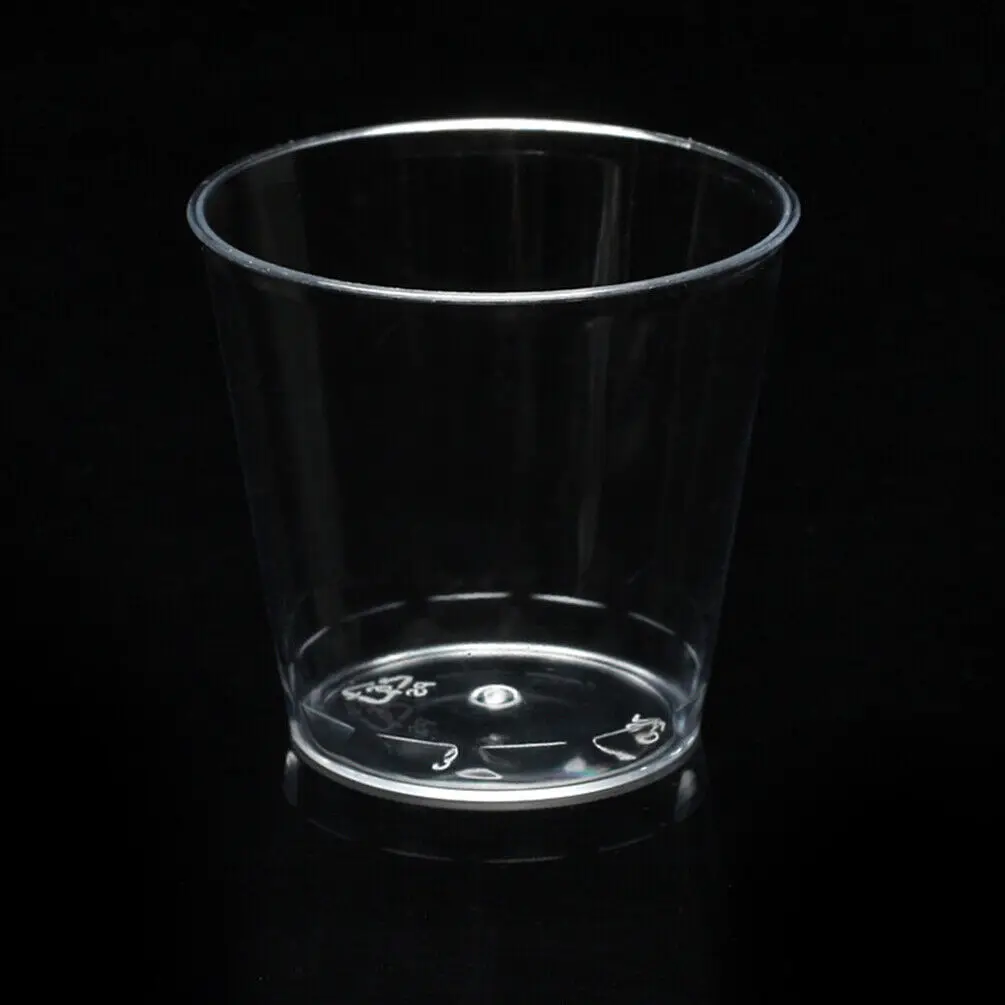 35ml 50 X 투명 플라스틱 젤리 컵 일회용 샷 텀 - Plastic Cup 50Pcs 리뷰 및 가격